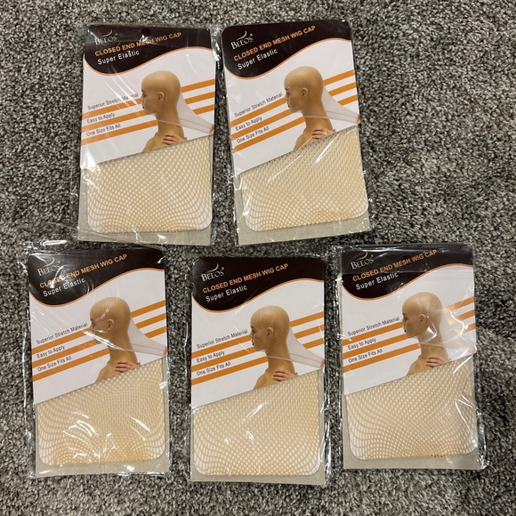 🎃 5 WIG CAPS - Picture 2 of 2